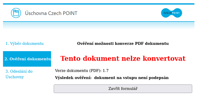 Nepodepsaný dokument
